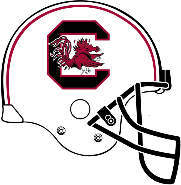 South Carolina Gamecocks 0-Pres Helmet Logo iron on transfers for fabric
